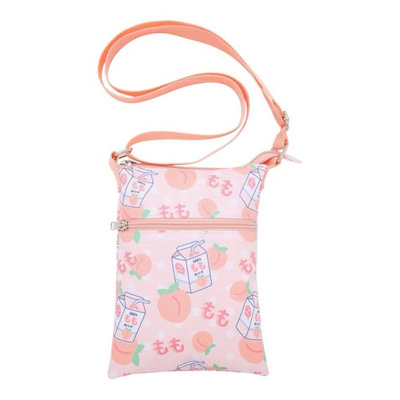Bioworld Handbags - Bioworld Pastel Peach Milk Mini Backpack